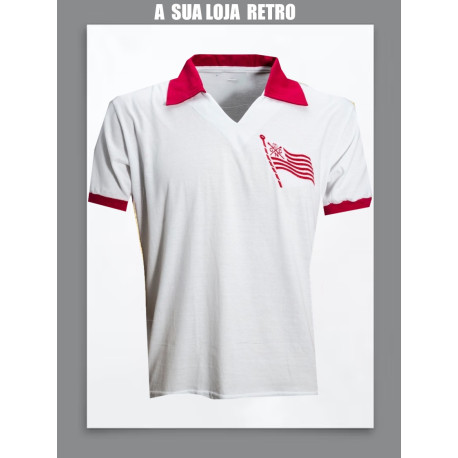 Camisa retro Nautico branca Banorte