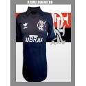 Camisa retrô Flamengo Lubrax preta