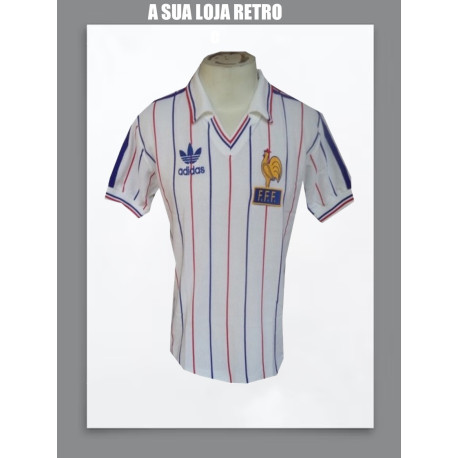 Camisa retrô França branca - 1982