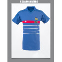 Camisa retrô França azul 1984