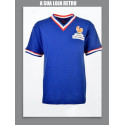 Camisa retrô França azul-1966