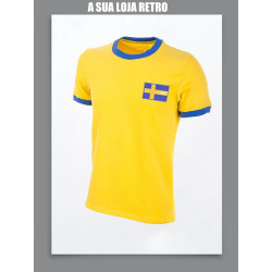 Camisa retrô Suécia 1970