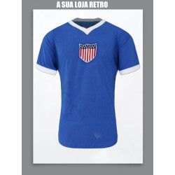 Camisa retrô Estados Unidos azul -1934