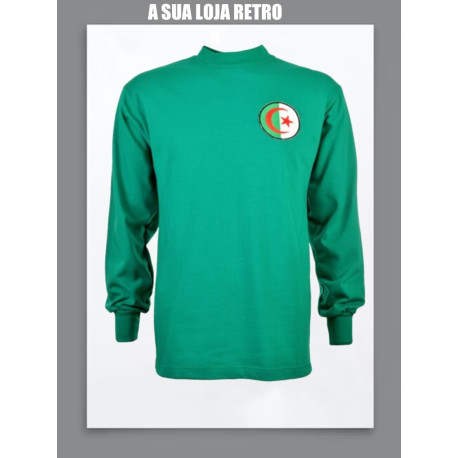 Camisa retrô da Algeria - ML verde 1978