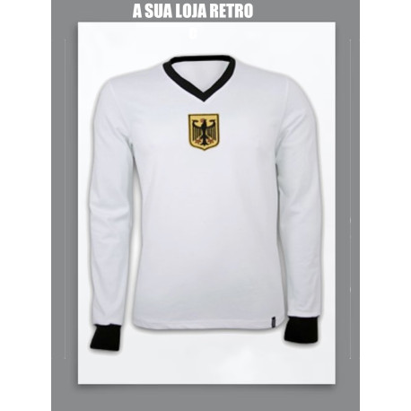 Camisa retrô Alemanha branca aguia ML . 1934