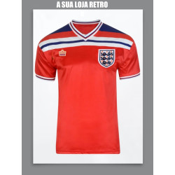 Camisa retrô Inglaterra vermelha admiral -1982