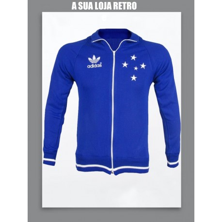 Camisa retrô Cruzeiro baby look tradicional azul