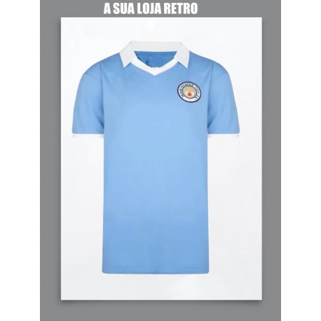 Camisa retrô Manchester city 