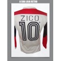 Camisa retrô Flamengo ML Zico - 1981