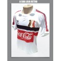 Camisa retro Santa Cruz Futebol Clube branca logo coca cola 1985