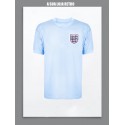 Camisa retrô da Inglaterra azul clarinho 1970