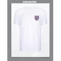 Camisa retrô da Inglaterra branca - 1970