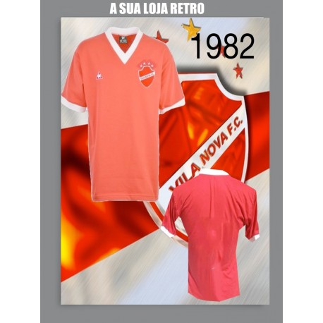 Camisa retrô Vila Nova Futebol Clube le Coq 1982