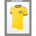 Camisa retrô Sueçia 1970