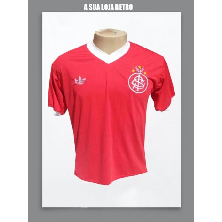 Camisa retrô Internacional logo 1980- 81 