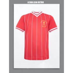 Camisa retrô Liverpool 1978 branca away