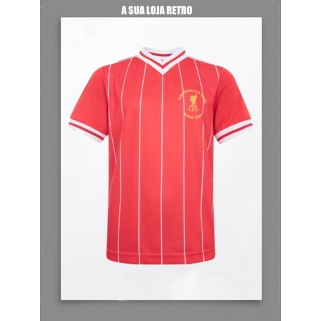 Camisa retrô Liverpool 1978 branca away