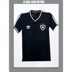 Camisa retrô Botafogo preta logo 1991