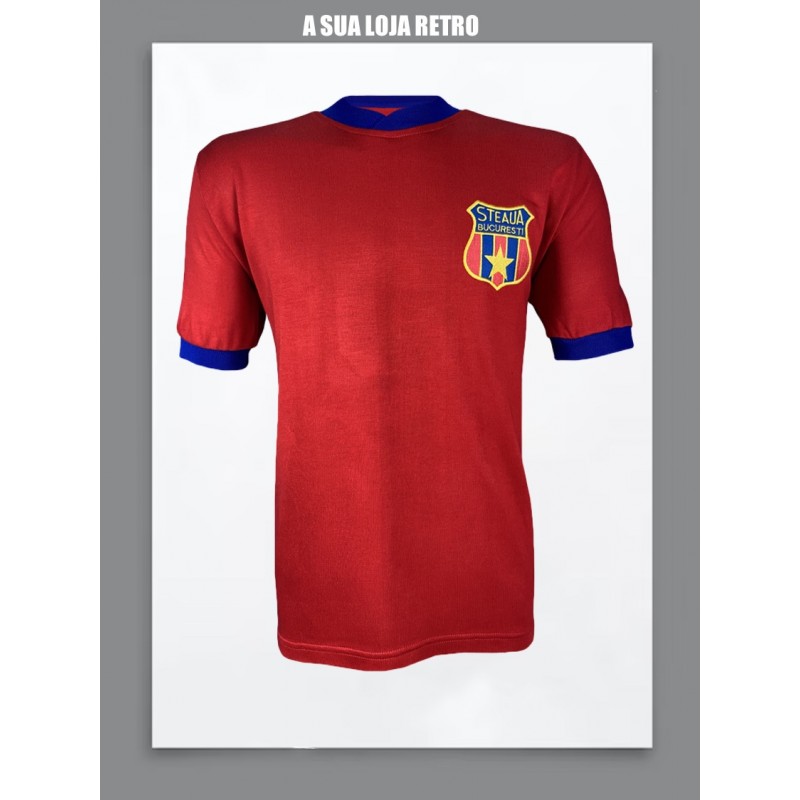 Camisa retrô Steaua Bucarest - ROU