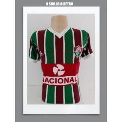 Camisa retrô Fluminense banco nacional 