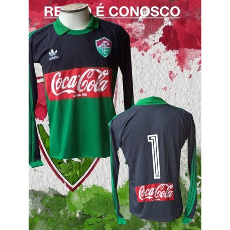 Camisa retrô Fluminense branca le coq sportif