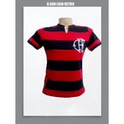 camisa retrô Flamengo baby look tradicional