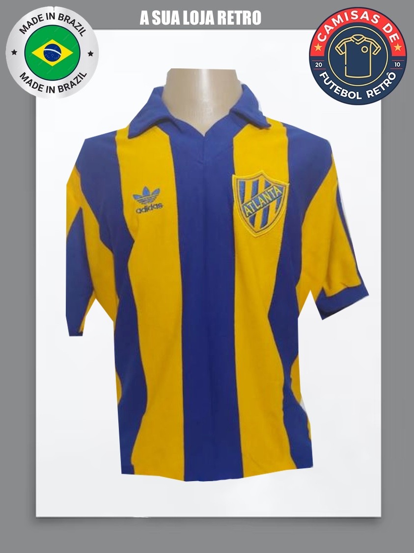 Camisa retro Club Atlético Atlanta listrada