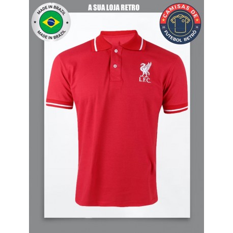 Camisa retrô polo Liverpool