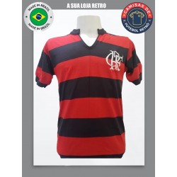 Camisa retrô Flamengo gola chinesa 1979