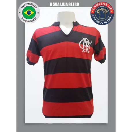 Camisa retrô Flamengo gola chinesa 1979