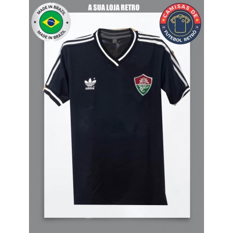 Camisa retrô fluminense preta comemorativa