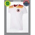 Camisa retrô AS Roma gola V branca 1980 - ITA