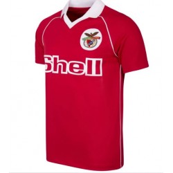 Camisa retrô Benfica shell vermelha 1987 - POR