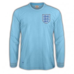 Camisa retrô da Inglaterra ML azul clarinho 1970