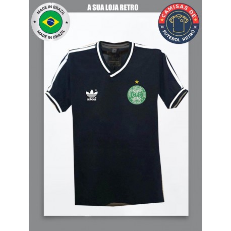 Camisa logo Coritiba comemorativa preta