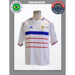 Camisa retrô França Branca 1998