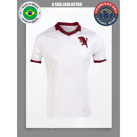 Camisa retrô Torino branca 1984