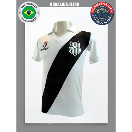 Camisa retrô Ponte Preta branca 1987