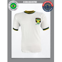 Camisa retrô Jamaica branca reggae boyz