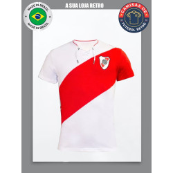 Camisa retrô River Plate 1980 cordinha- ARG