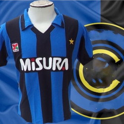 camisa retrô Internazionale de Milano Misura 1984 - ITA