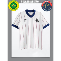 Camisa Retrô Glasgow Rangers branca 1983 ESC