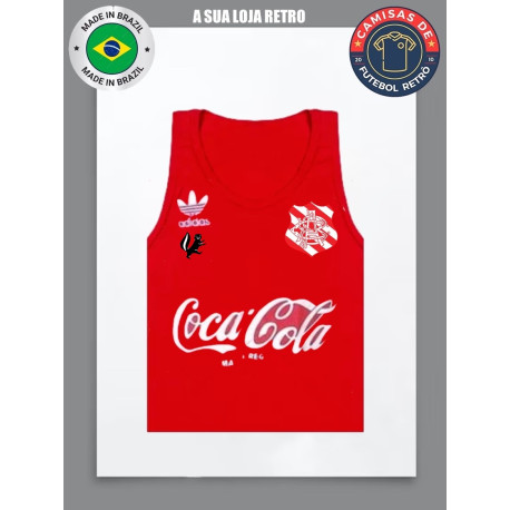 - Regata retrô Bangu vermelha coca cola 1987