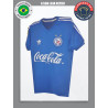 Camisa retrô Bahia logo Azul coca cola comemorativa