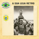 Camisa retrô Nacional Branca Amazonense - 1986