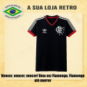 Camisa retrô Flamengo Preta Comemorativa