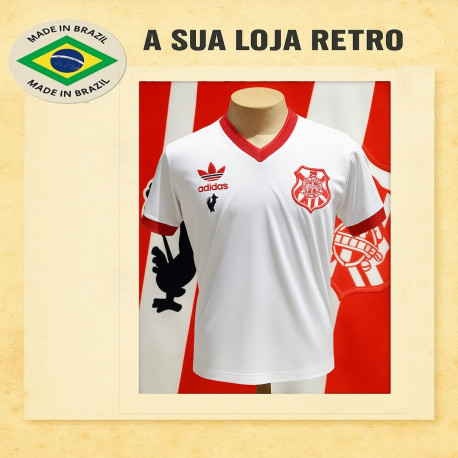  - Camisa retrô Bangu branca - 1980