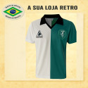 Camisa retrô Sporting clube de Portugal Branca le Coq