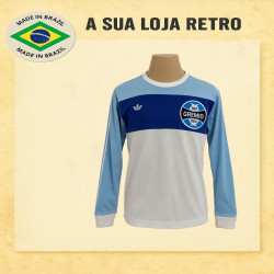 - Camisa retrô Grêmio goleiro leao logo ML