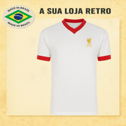 Camisa retrô Liverpool 1978 branca away